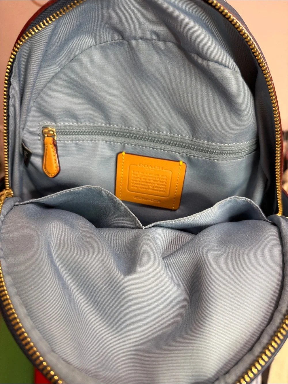 Coach Court Backpack In Signature Denim